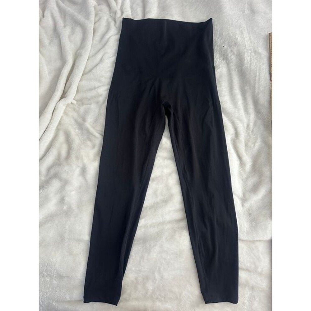 POSHDIVAH Black High Rise Leggings Size XL Stretch Activew - Picture 2 of 6